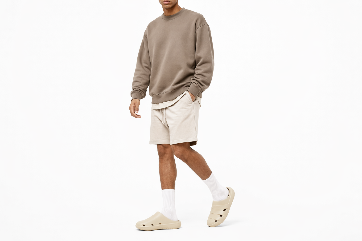Order adidas Adicane Clogs 'Sand Strata' Selipar Kasual Warna Beige HQ9916