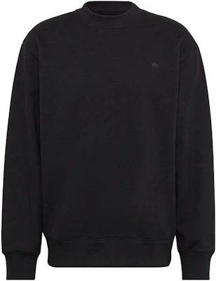 adidas ADICOLOR Black Pullover Sweatshirt with Solid Logo Print HK2938 Buy adidas ADICOLOR Black Pullover Sweatshirt with Solid Logo Print HK2938