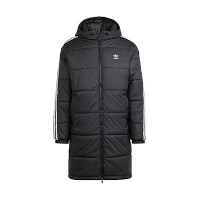 adidas ADICOLOR Black Tricolor 3-Stripes Zip Hoodie Jacket HZ0684