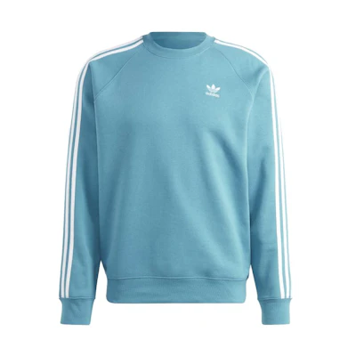 adidas ADICOLOR Blue Logo Crewneck Sweatshirt with 3-Stripes Design II5762