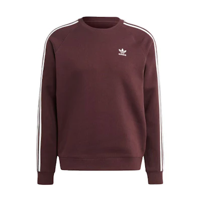 adidas Adicolor Classics 3-Stripes Crew Shadow Brown Sweatshirt IK8382