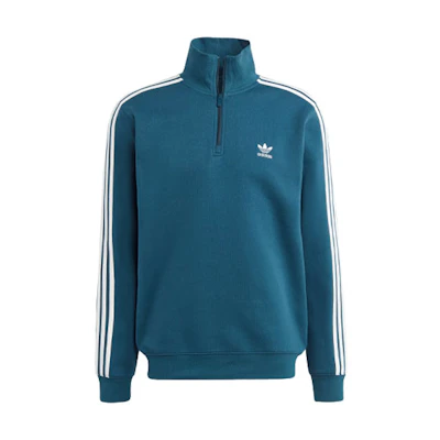 adidas Adicolor Classics 3-Stripes Half-Zip Sweatshirt Navy Blue Menswear IL2500