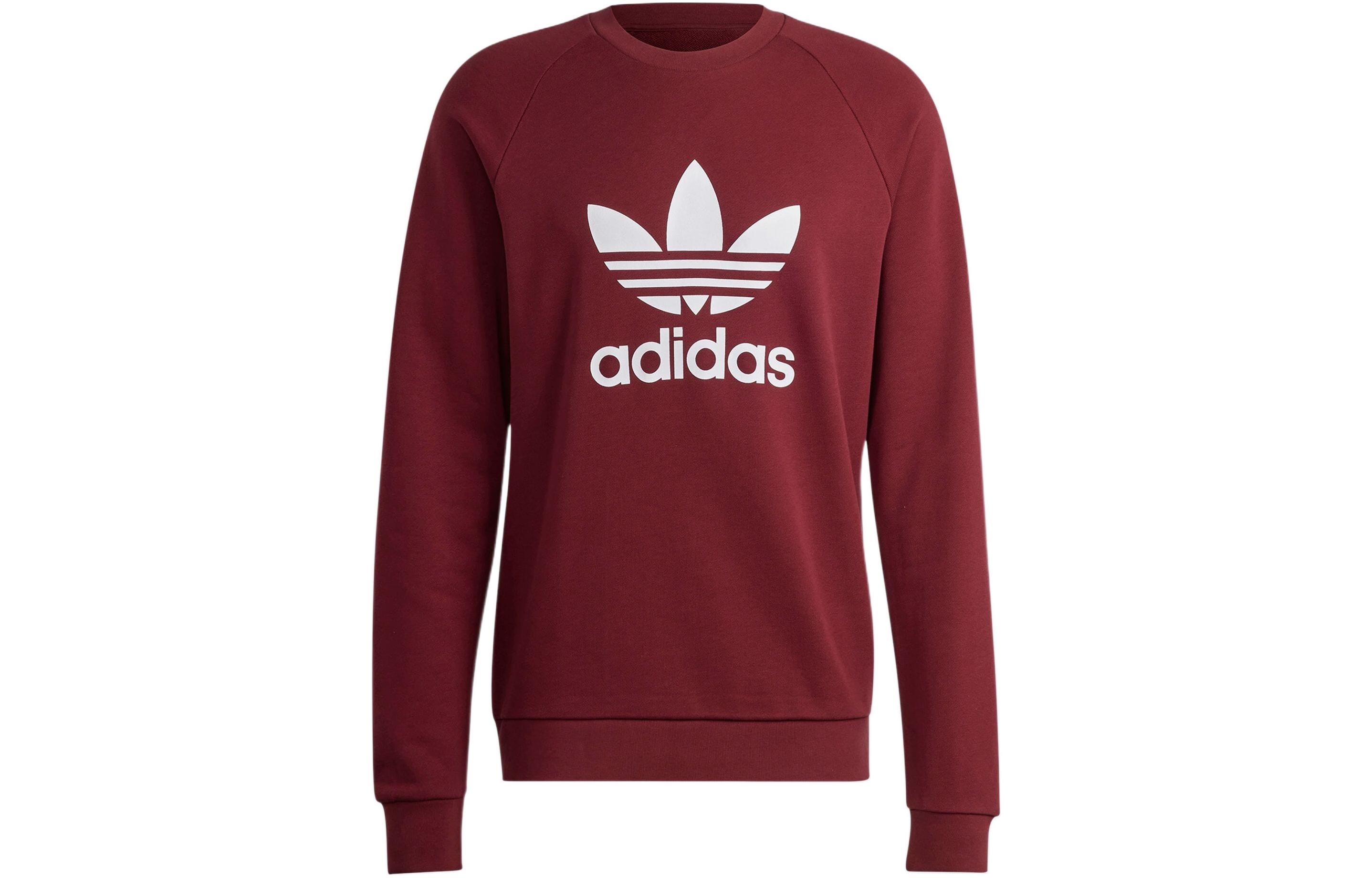 adidas ADICOLOR Classics Logo Graphic Hoodie Red Sweatshirt IA4856