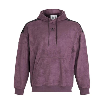 adidas Adicolor Classics Purple 3-Stripes Embroidered Hoodie Pullover HL9453
