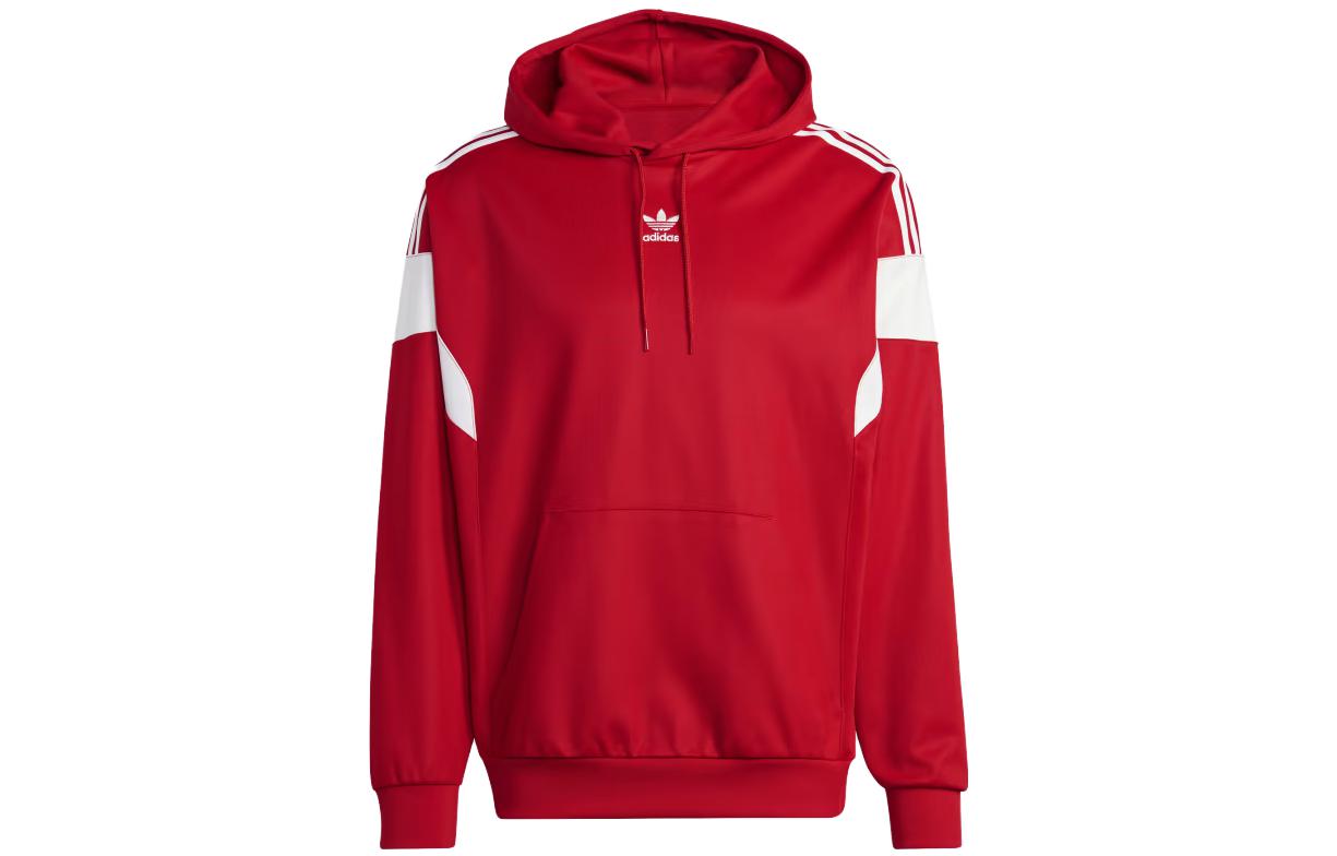 adidas Adicolor Classics Red Colorblock Hoodie IB9945