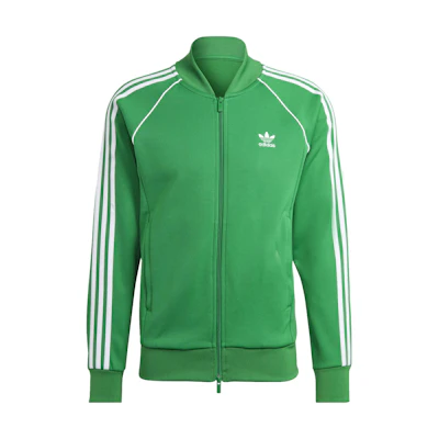 adidas ADICOLOR CLASSICS SST 3-Stripes Green Track Jacket Men’s IK3514