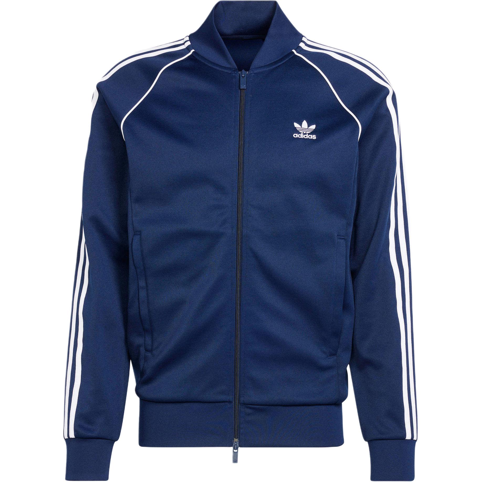 adidas Adicolor Classics SST 3-Stripes Logo Long-Sleeve Jacket Blue () IR9866