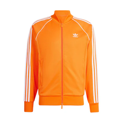 adidas Adicolor Classics SST Orange Colorblock Track Jacket IR9888