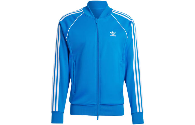 adidas ADICOLOR CLASSICS SST Track Jacket Blue with 3-Stripes Logo Design IL2493