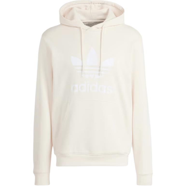 adidas ADICOLOR Classics Trefoil Hoodie White Pullover Sweatshirt IM9408