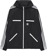 adidas ADICOLOR CLASSICS Trefoil Logo Hoodie Jacket Black HS2066 adidas ADICOLOR CLASSICS Trefoil Logo Hoodie Jacket Black HS2066