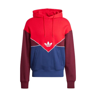 adidas Adicolor Colorblock Logo Sweatshirt Red IM4413