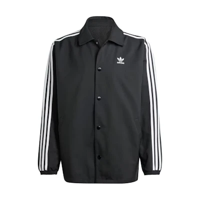 adidas ADICOLOR Colorblock Striped Loose Fit Long Sleeve Jacket Black IZ1831