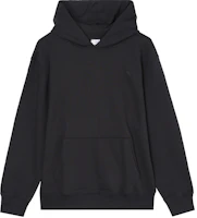 adidas ADICOLOR CONTEMPO Black Hoodie with Embroidered Trefoil Logo for Men HK2937 adidas ADICOLOR CONTEMPO Black Hoodie with Embroidered Trefoil Logo for Men HK2937