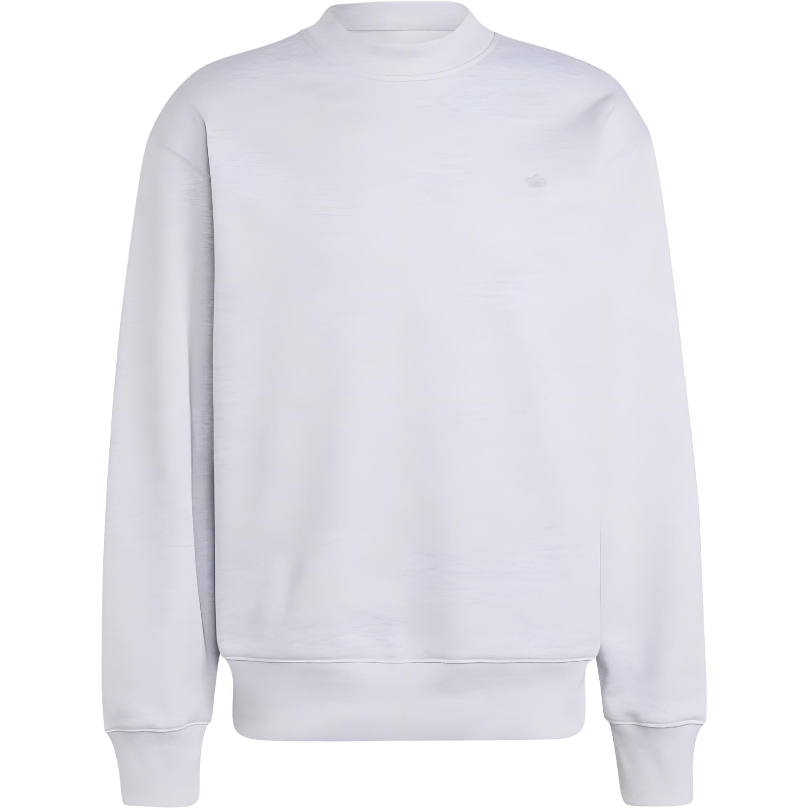 adidas ADICOLOR Contempo Crew Sweatshirt Light Grey Logo Pullover IM4407