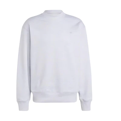 adidas ADICOLOR Contempo Crew Sweatshirt Light Grey Logo Pullover IM4407