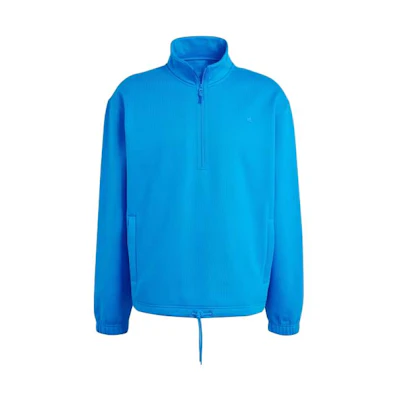 adidas Adicolor Contempo Half-Zip Crew Sweatshirt Blue Pullover IM4395