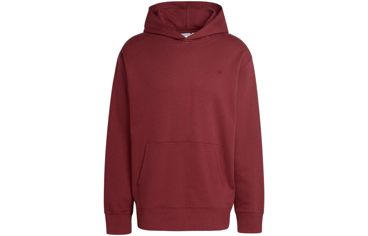 adidas ADICOLOR CONTEMPO Red Embroidered Logo Hoodie Pullover HA9295-JAPAN