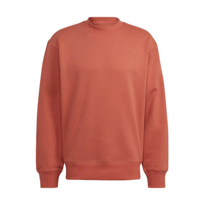 adidas ADICOLOR CONTEMPO Red Pullover Sweatshirt with Embroidered Logo (Men) HK0308