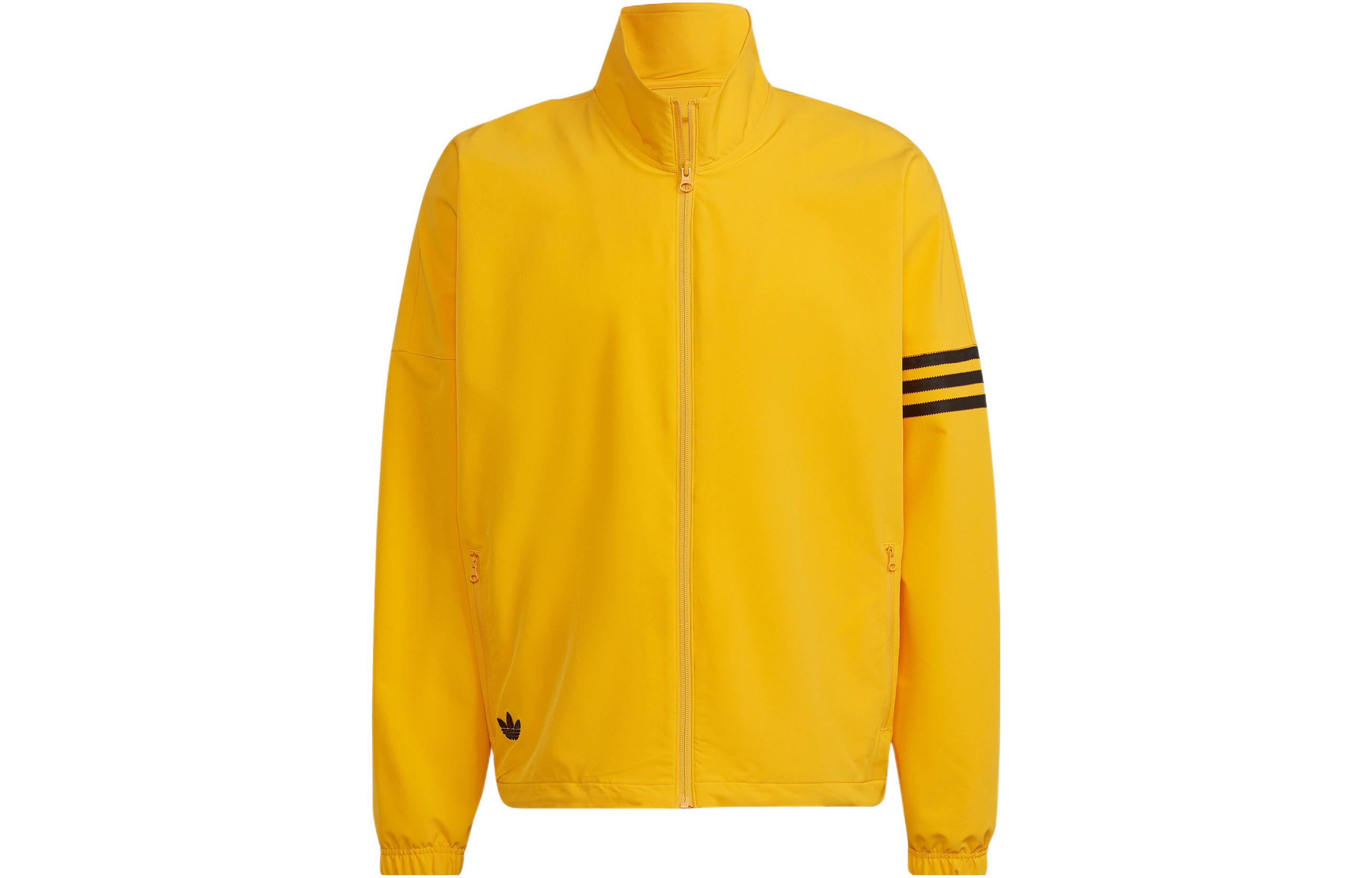 adidas ADICOLOR Embroidered Logo 3-Stripes Yellow Track Jacket HM1867