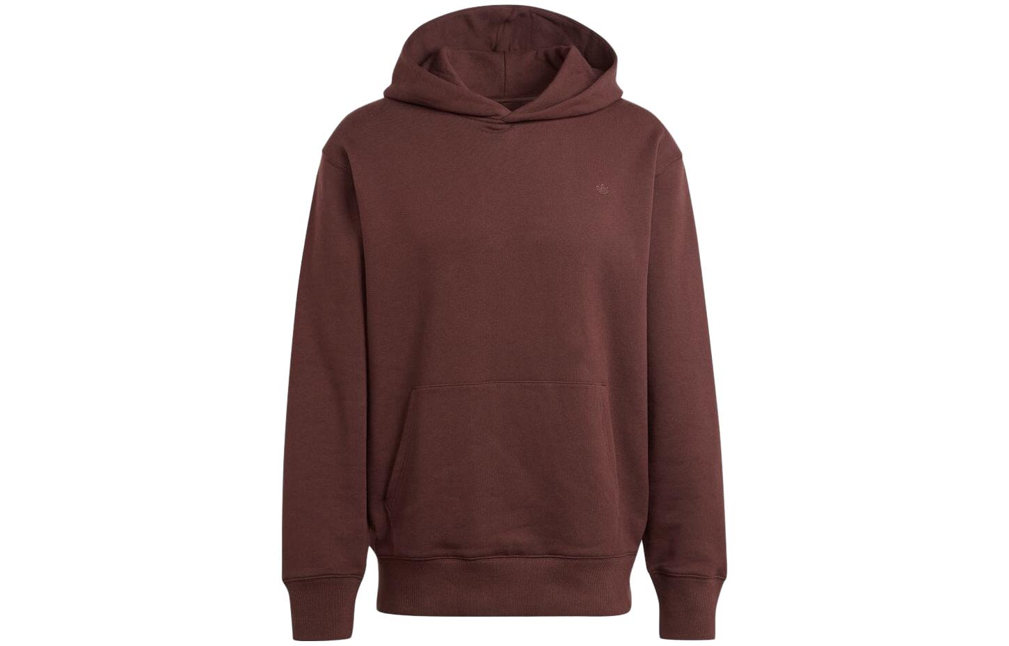 adidas ADICOLOR Embroidered Logo Sweatshirt Brown for Men IM4408
