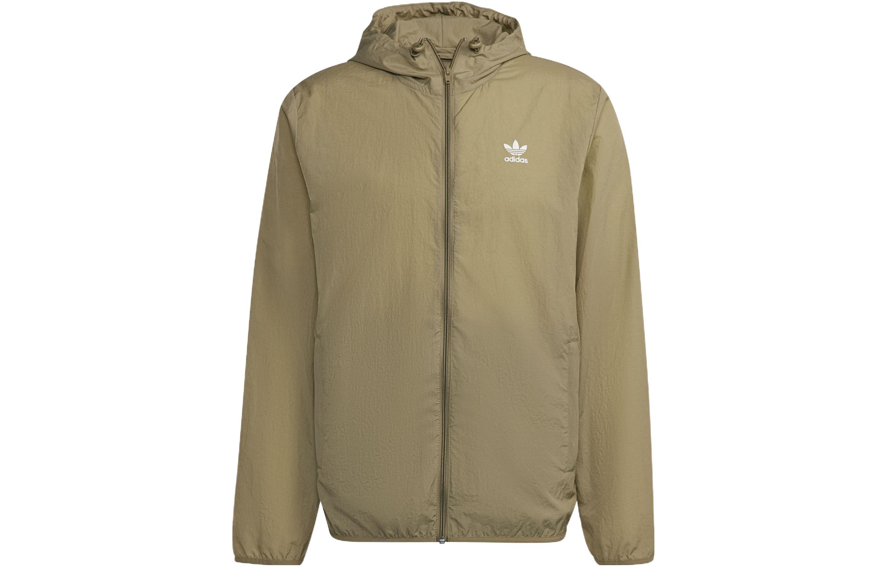 adidas Adicolor Essentials Green Zip-Up Hoodie Jacket H34688