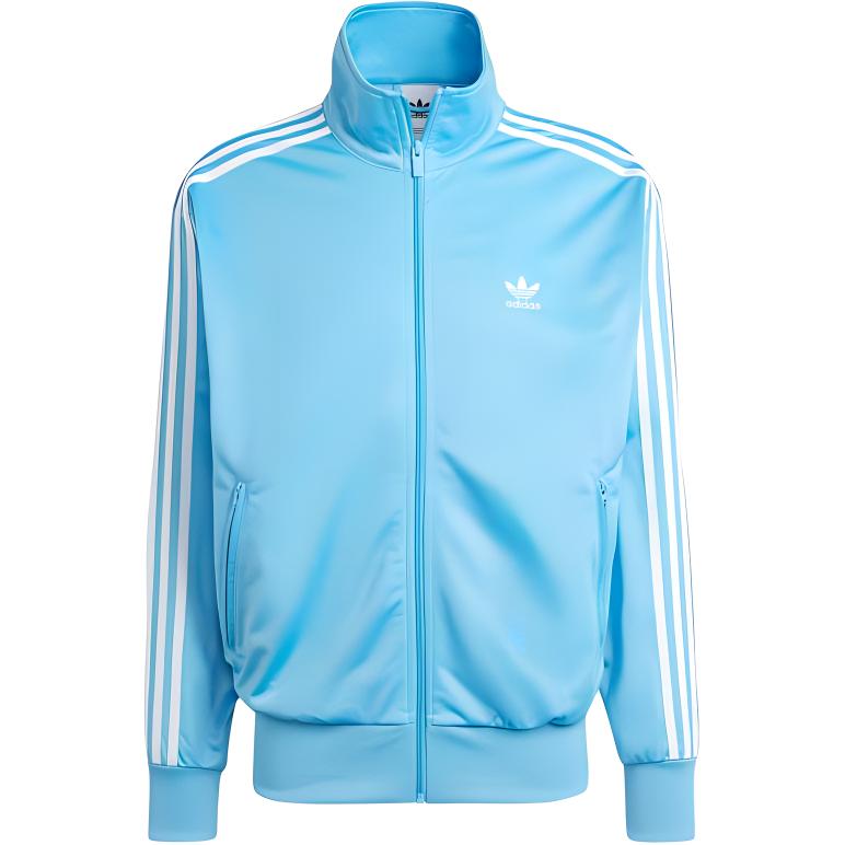 adidas Adicolor FBIRD TT Retro Striped Zip-Up Jacket Light Blue IR9909