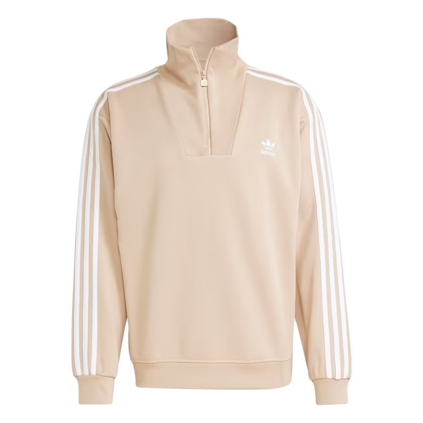 adidas Adicolor Funnel Neck Track Top Magic Beige Classic Sweatshirt IX5215