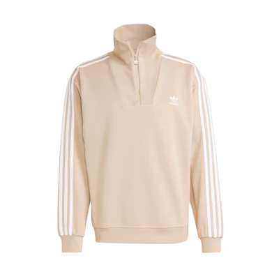 adidas Adicolor Funnel Neck Track Top Magic Beige Classic Sweatshirt IX5215