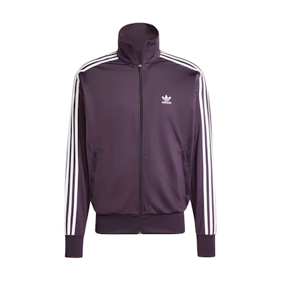 adidas ADICOLOR Logo Embroidered Striped Track Jacket Men’s Deep Purple IY9893