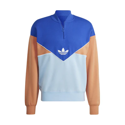 adidas ADICOLOR Logo Print Half-Zip Sweatshirt Multi-Color IB3144