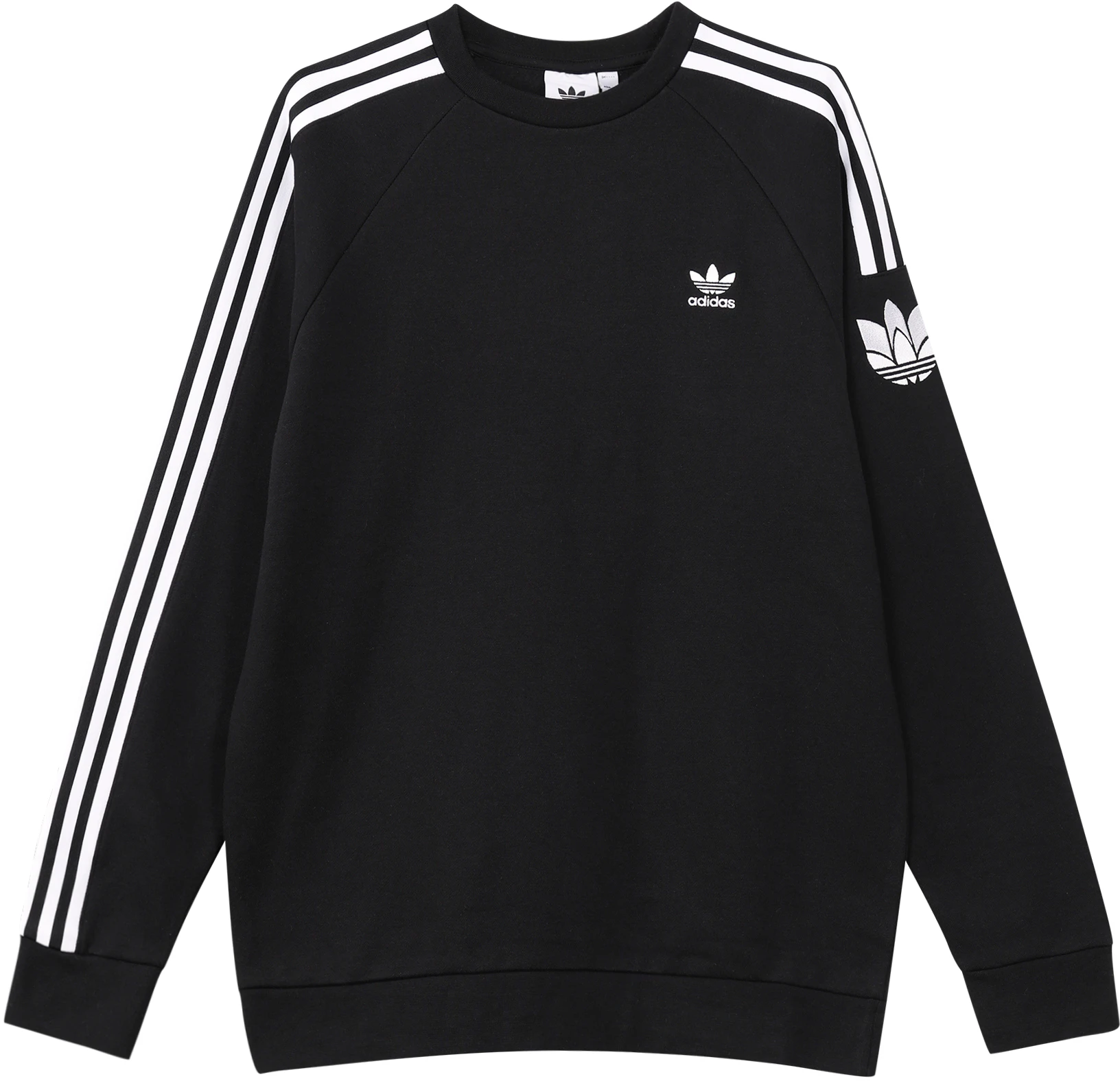 adidas-adicolor-originals-black-logo-sweatshirt-with-3-stripes-design-gn-3545