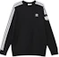 Buy adidas Adicolor Originals Baju Hitam Logo dengan Rekaan 3 Jalur GN3545