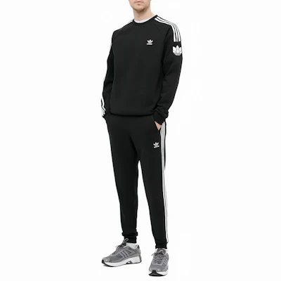 adidas Adicolor Originals Baju Hitam Logo dengan Rekaan 3 Jalur GN3545 Shop adidas Adicolor Originals Baju Hitam Logo dengan Rekaan 3 Jalur GN3545