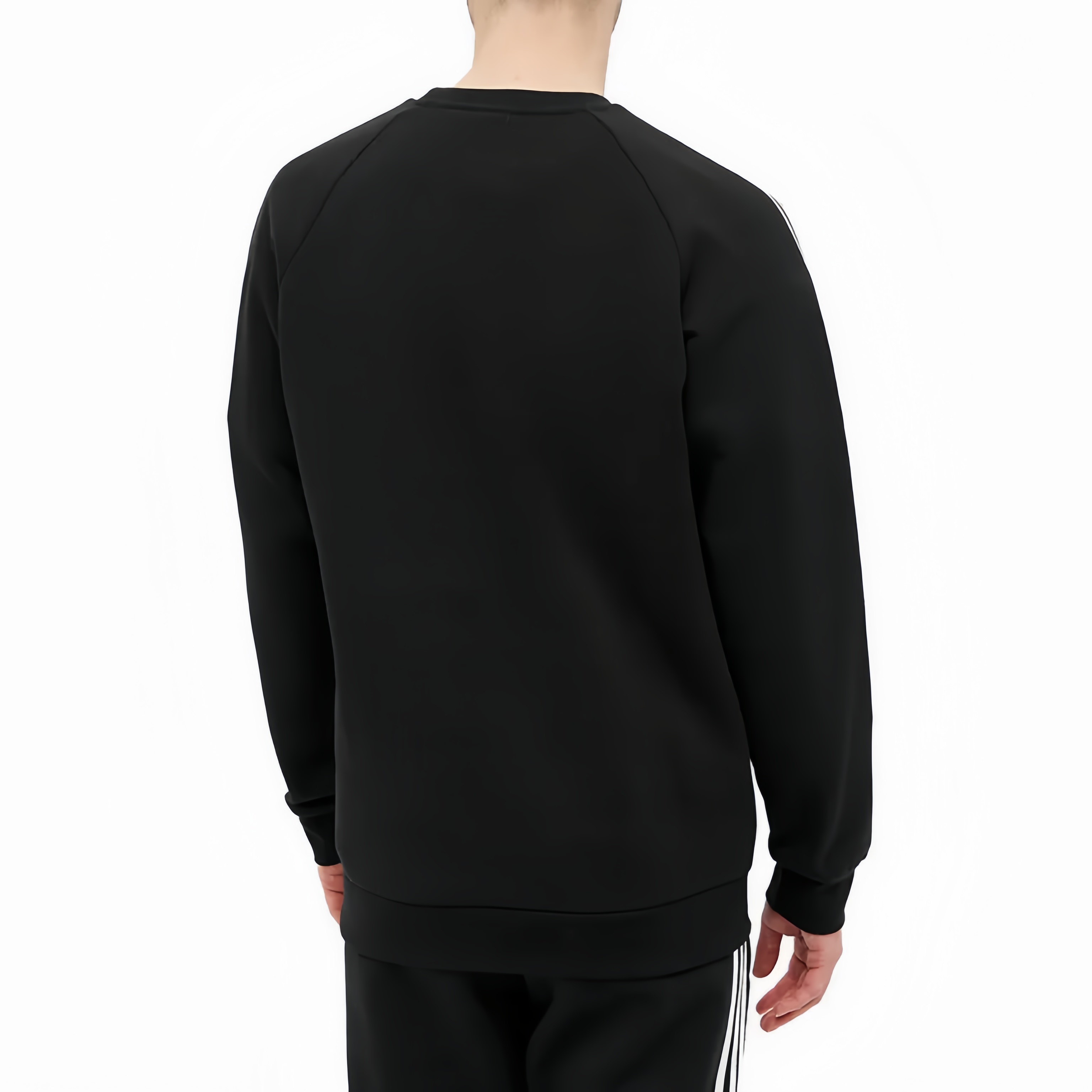 Details for adidas Adicolor Originals Baju Hitam Logo dengan Rekaan 3 Jalur GN3545