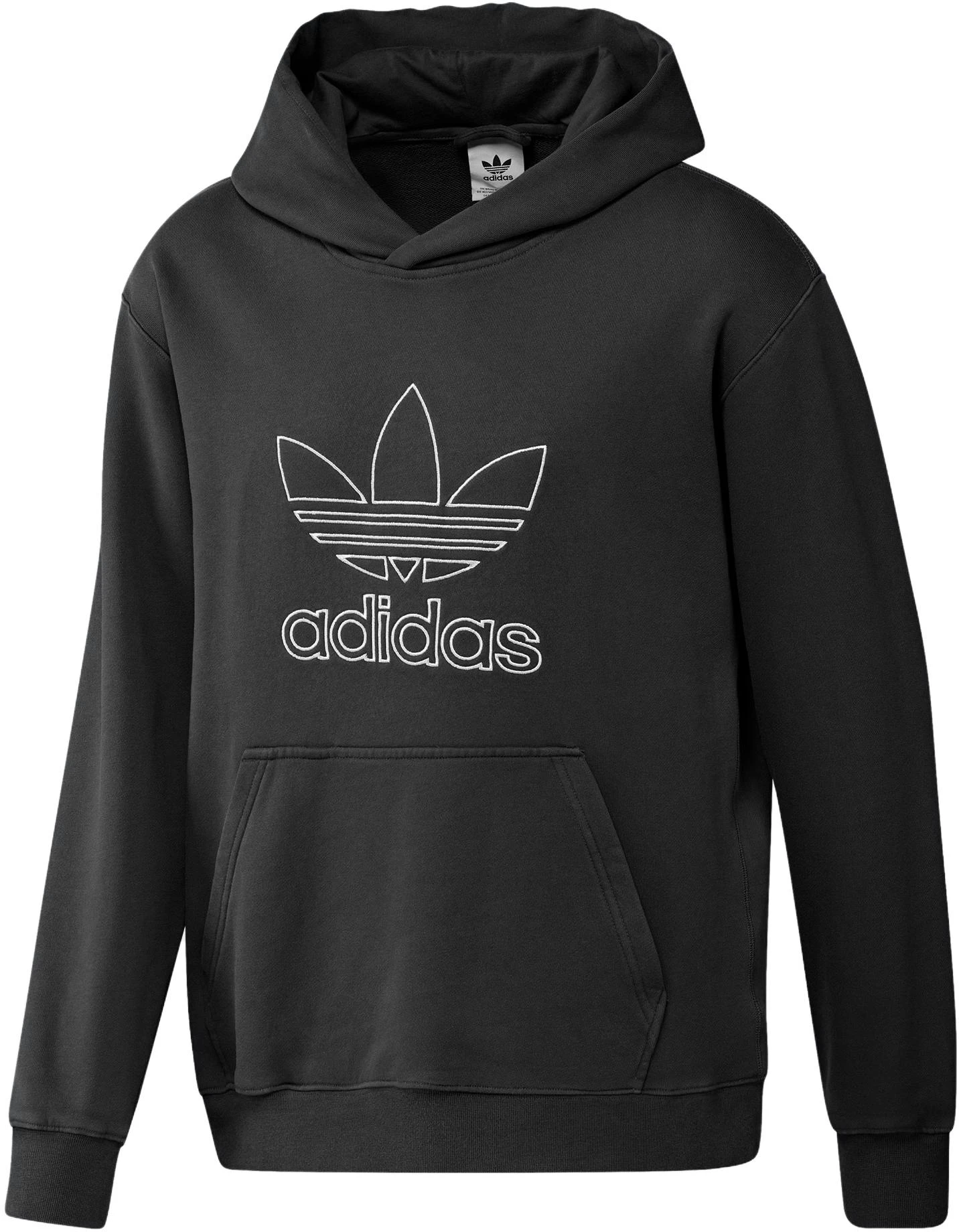 adidas-adicolor-outline-hoodie-black-retro-loose-fit-logo-print-pullover-iu-2373