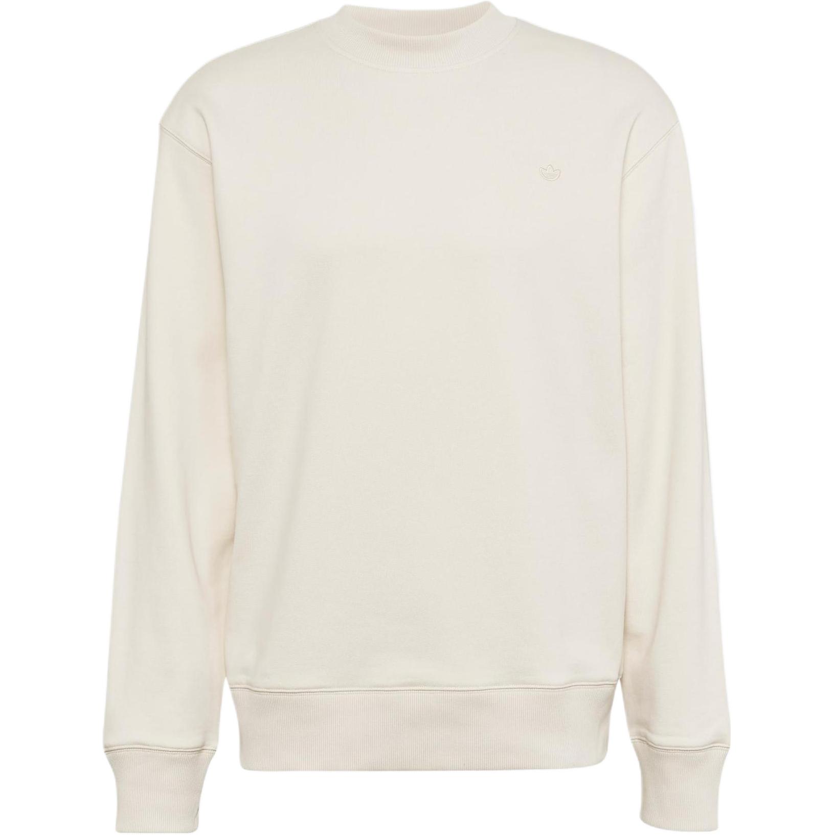 adidas Adicolor Pullover Retro Sweatshirt White with Logo Print Design HK2939