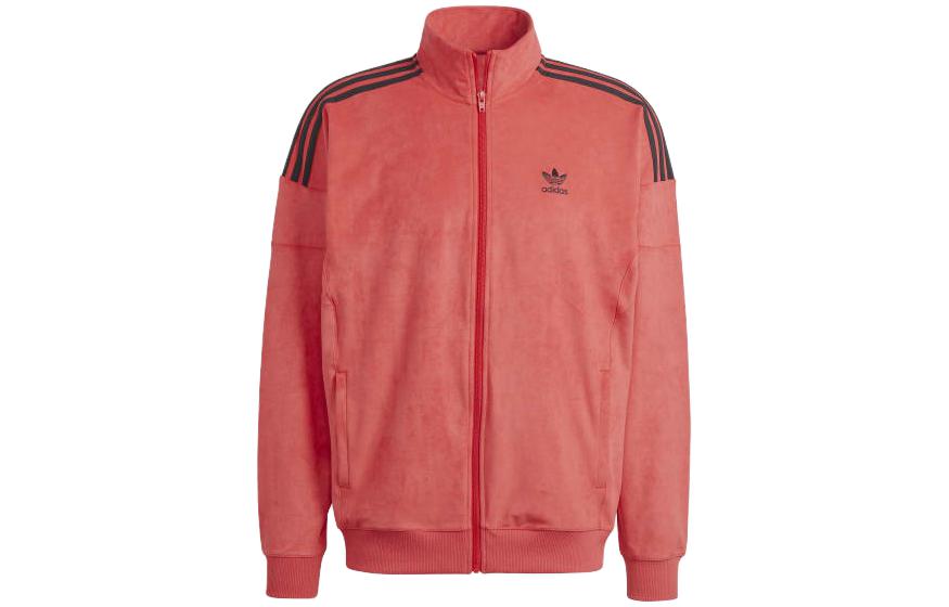 adidas ADICOLOR Red Printed Long-Sleeve Casual Jacket HL9455