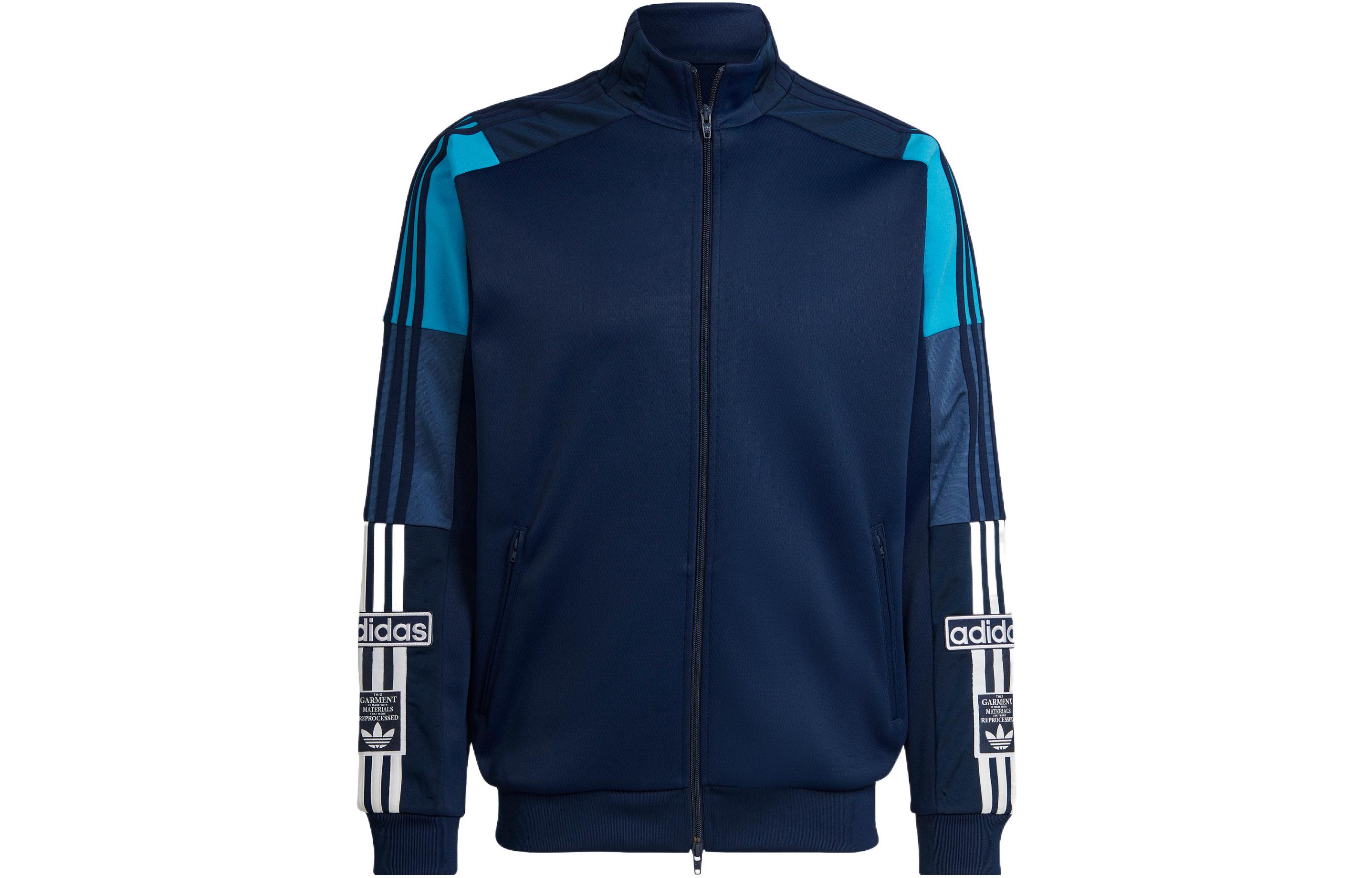 adidas ADICOLOR Retro Track Jacket Men’s Classic 3-Stripes Navy HK7477