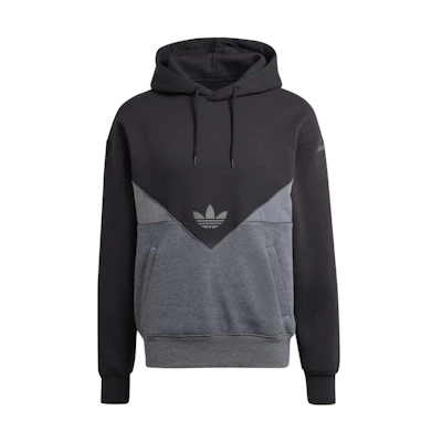adidas Adicolor Seasonal Reflective Hoodie Black 拼卫衣 II5773