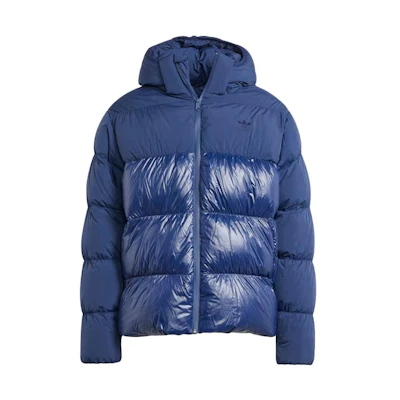 adidas ADICOLOR Solid Logo Hoodie Jacket - Navy Blue IL2570
