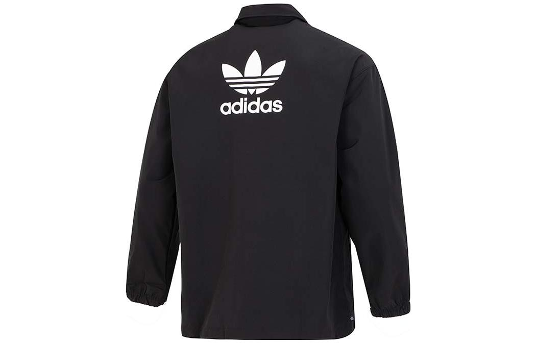 adidas ADICOLOR Trefoil Logo Workwear Shirt Jacket Japan Edition Black - Men H09129-JAPAN