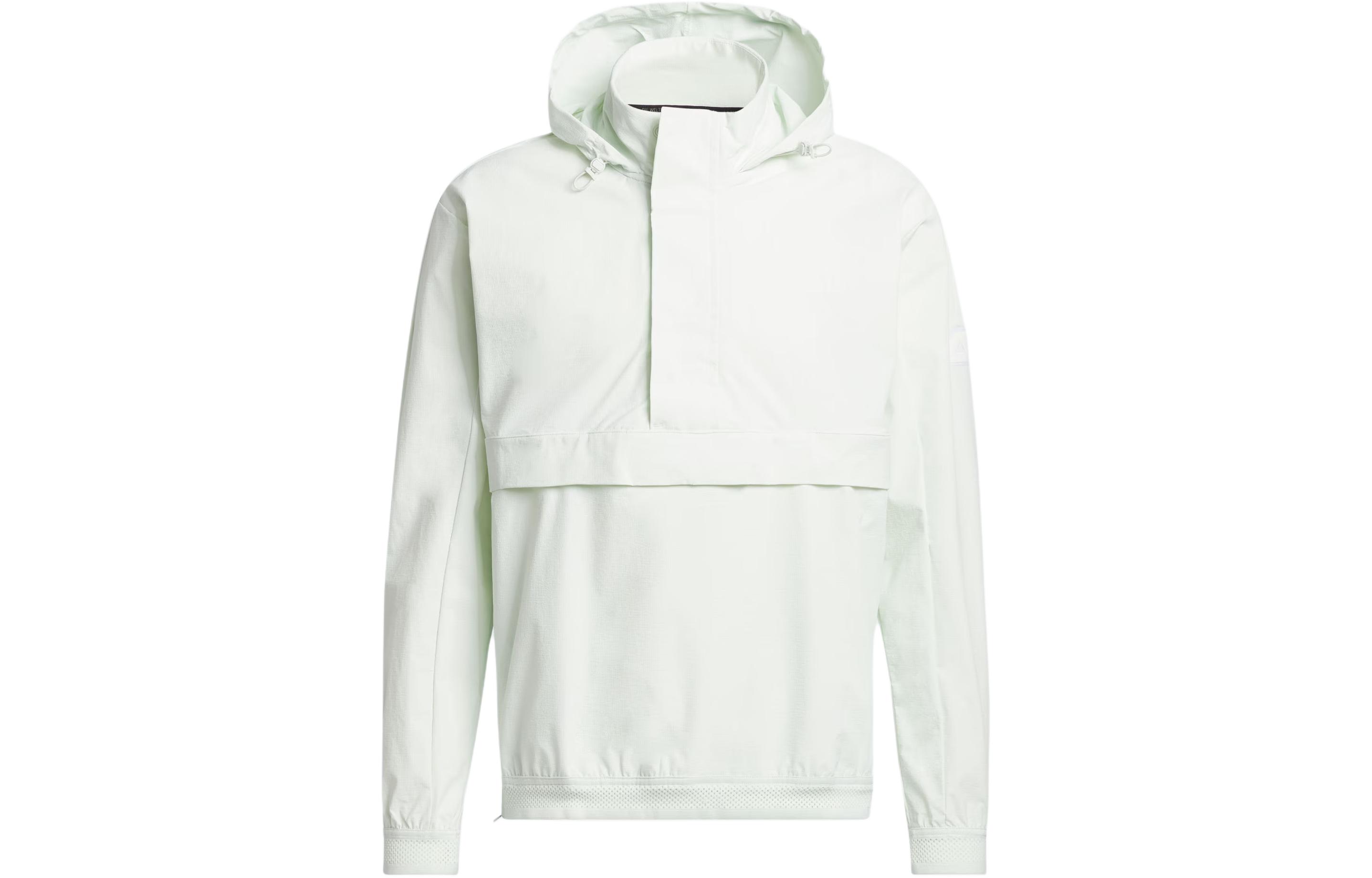 adidas Adicross Anorak Pullover Golf Jacket Light Green IN9257