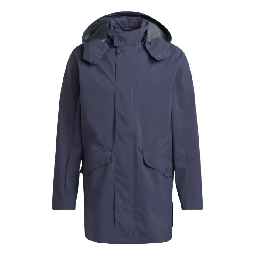 adidas Adicross Elements Waterproof Hoodie Jacket Midnight Gray HB7883