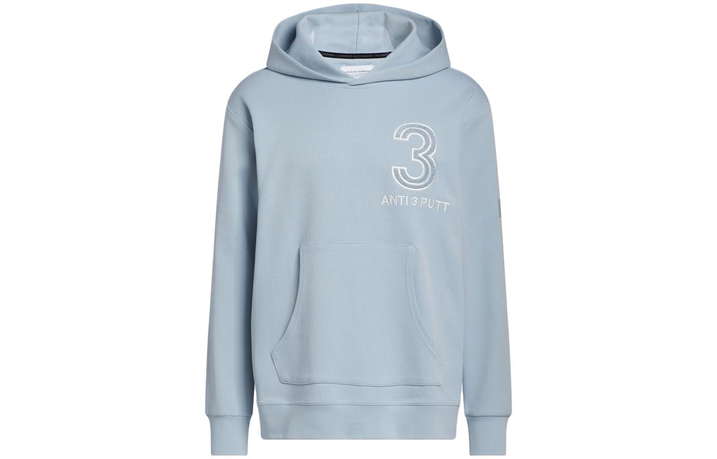 adidas Adicross Light Blue Sweatshirt with Digital Letter Embroidery HZ3236