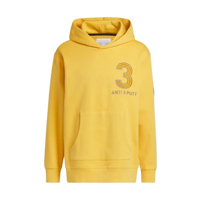 adidas Adicross Retro Embroidered Hoodie Yellow Long Sleeve HZ3235