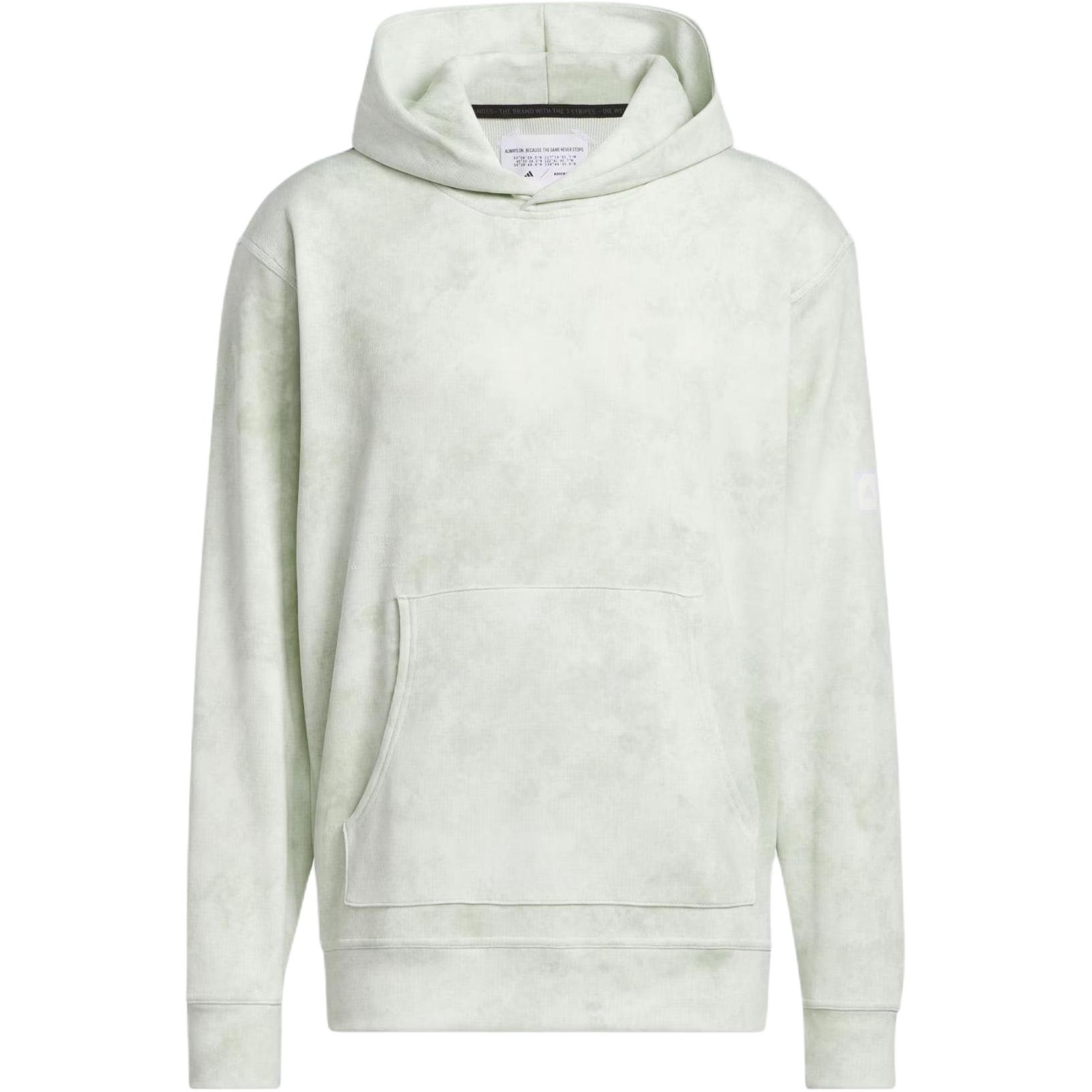 adidas Adicross Tie-Dye Pullover Hoodie Light Green Loose Fit IN9256