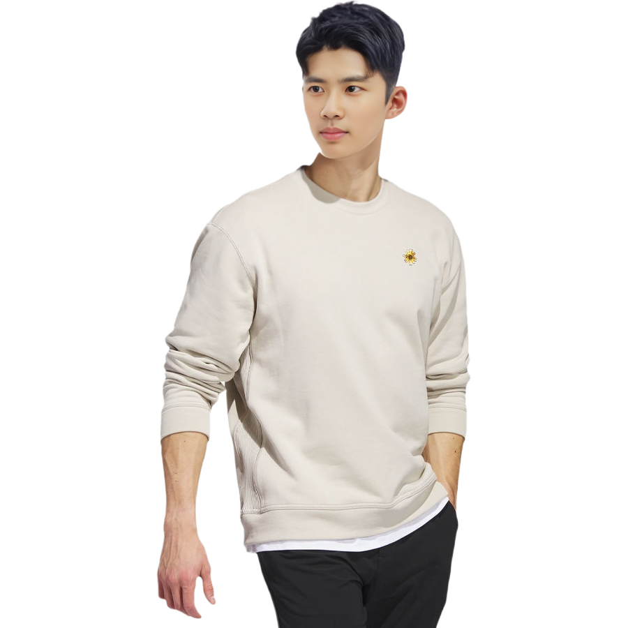 Lookbook アディダス アディクロス X バーニングカート グラフィック クルーネックスウェットシャツ クリアブラウン ユニセックス HS5607