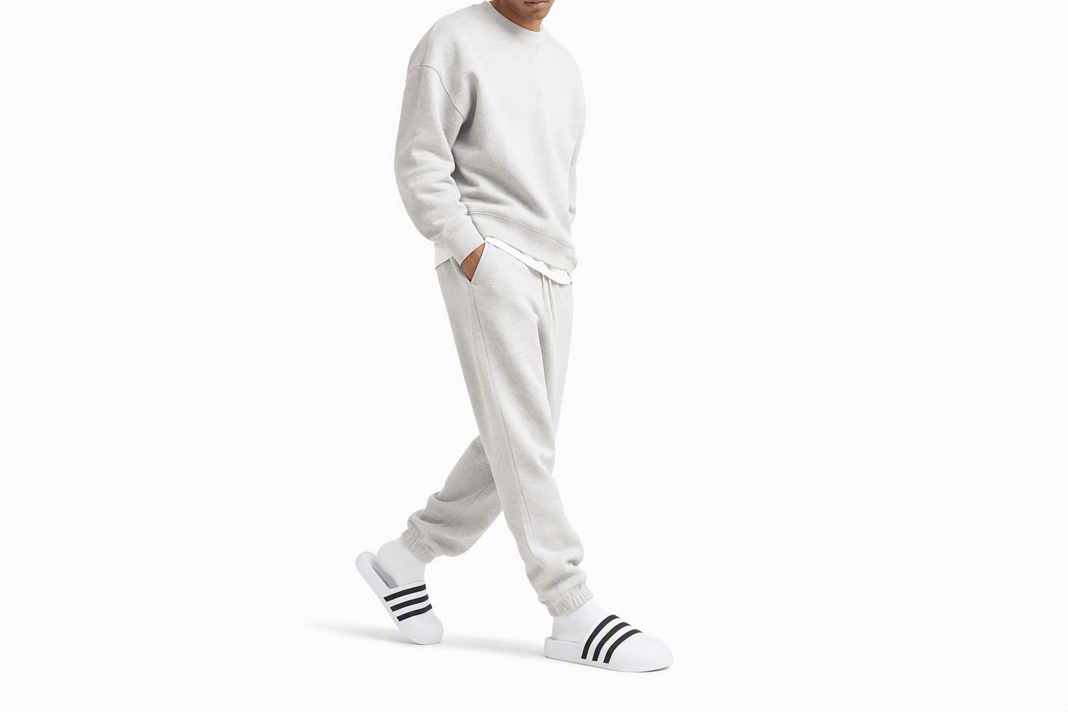 Order adidas adiFOM Adilette Slide 'White Black' HQ7219