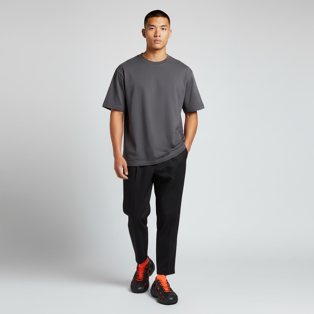 Lookbook 아디다스 아디폼 Q '코어 블랙 임페리얼 오렌지' HP6581